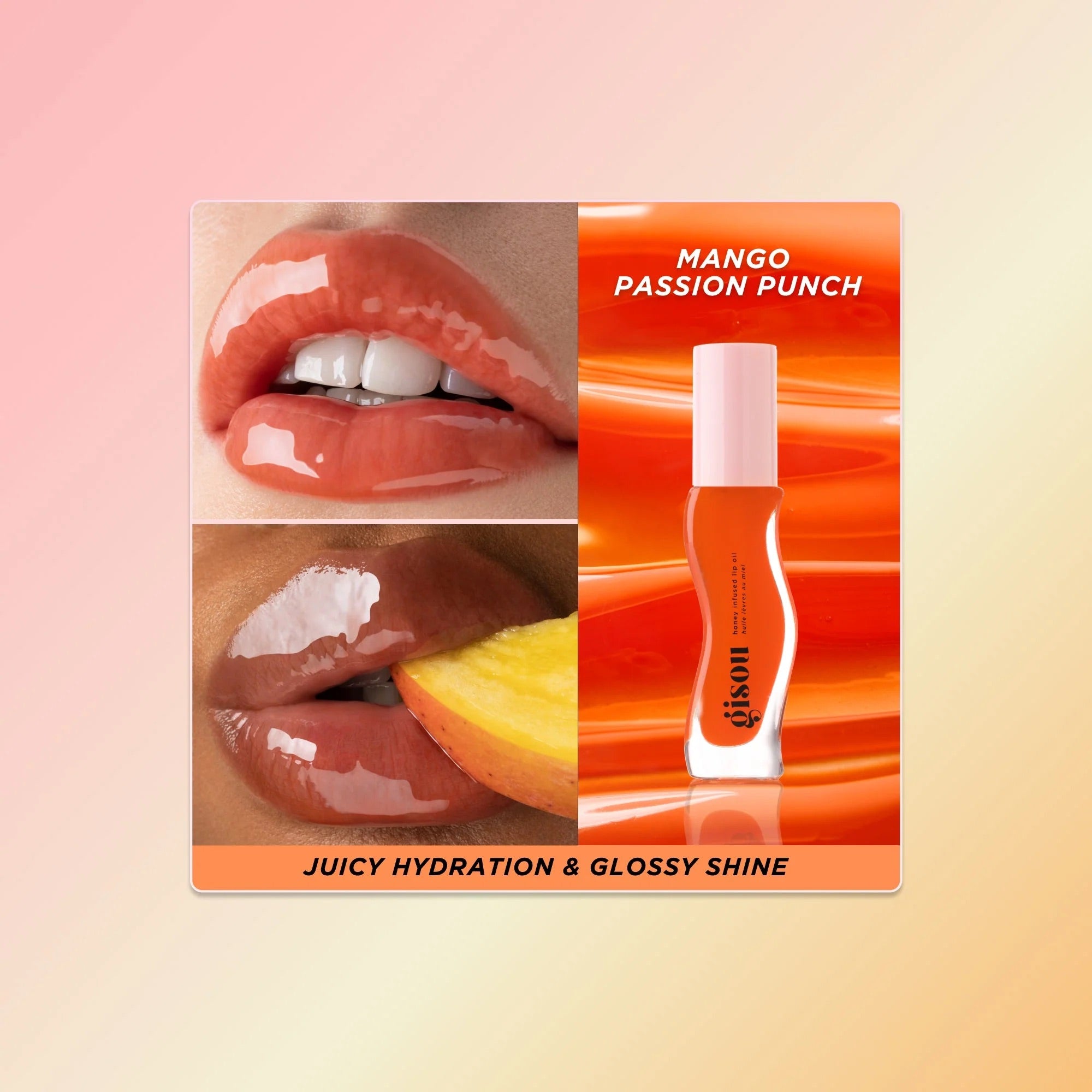 honey infused lip oil-mango passion punch
