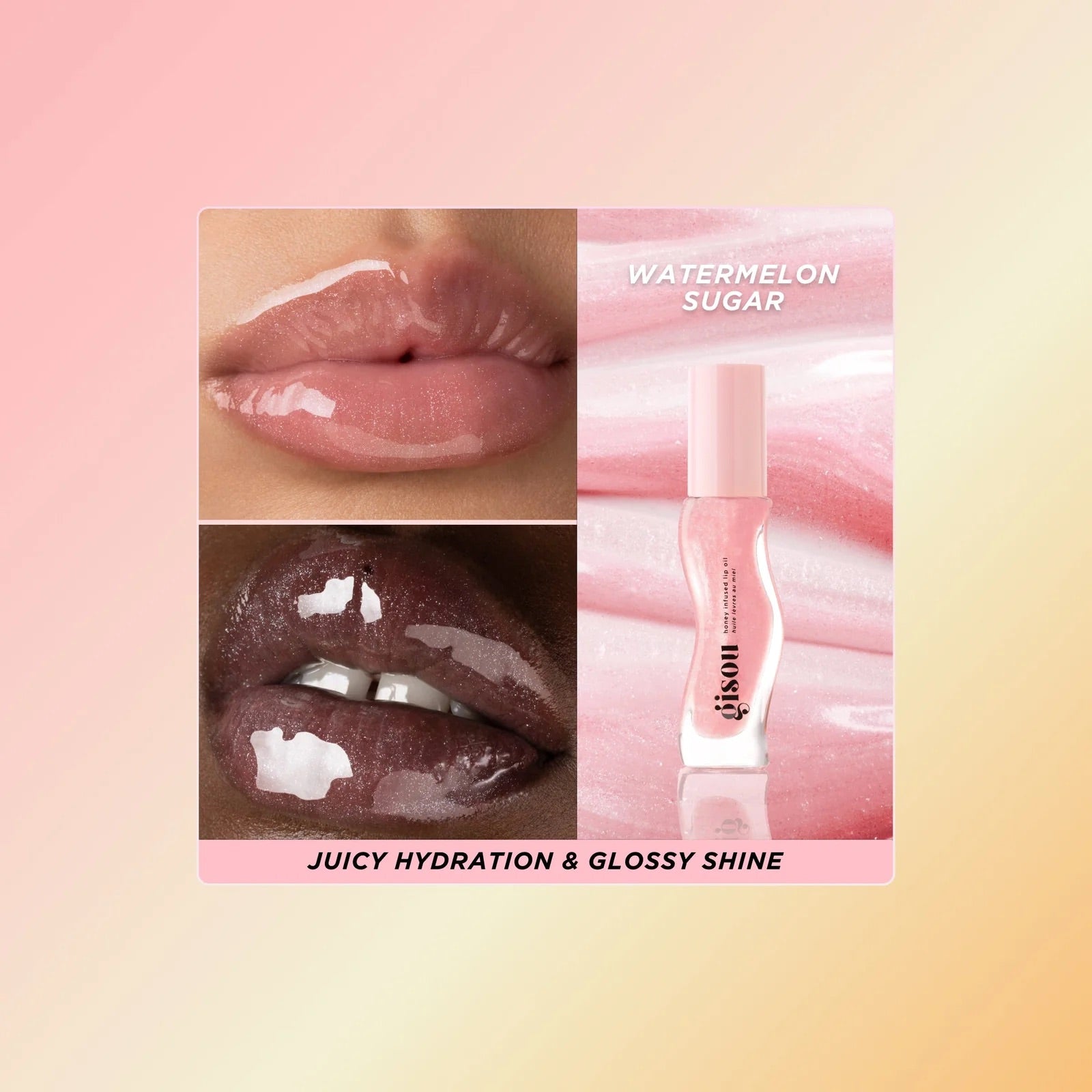 honey infused lip oil-watermelon sugar