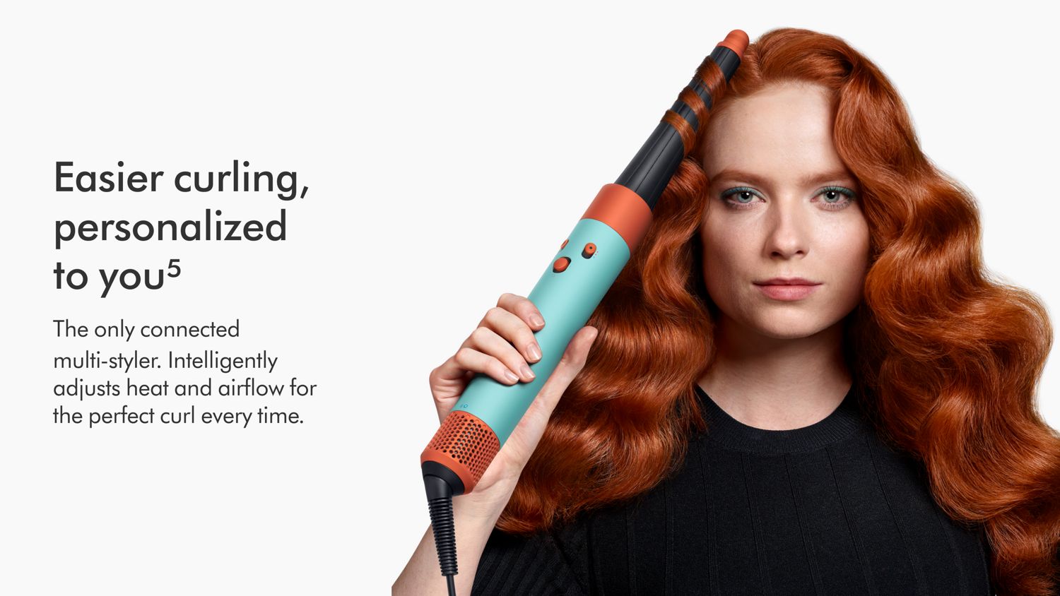 New Dyson Airwrap i.d.™ multi-styler and dryer Straight+Wavy (Red Velvet/Gold)