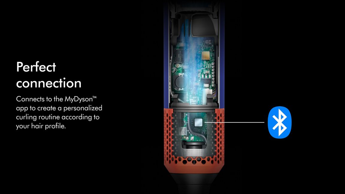 New Dyson Airwrap i.d.™ multi-styler and dryer Straight+Wavy (Red Velvet/Gold)