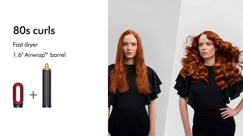 New Dyson Airwrap i.d.™ multi-styler and dryer Straight+Wavy (Red Velvet/Gold)