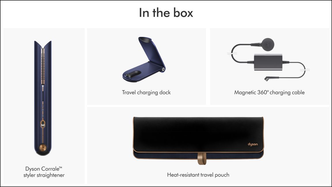 Dyson Corrale™ styler straightener (Prussian Blue/Rich Copper)
